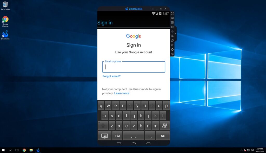 Google Sign in Android Emulator